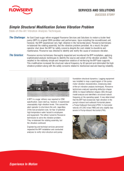 Simple Structural Modification Solves Vibration Problem