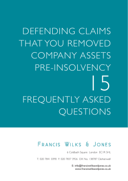 DEFENDING CLAIMS THAT YOU REMOVED COMPANY ASSETS