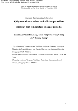 Electronic Supplementary Information