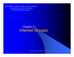 Interest Groups - National Paralegal College