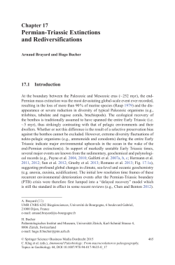 Chapter 17 Permian-Triassic Extinctions and