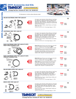 Pomona 5674 Basic DMM Test Lead Kit