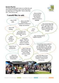 I would like to ask web - Standon Parish Neighbourhood