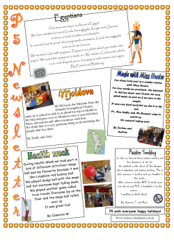 P5 Newsletter jun 11 - Clober Primary School