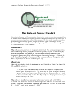 Map Scale and Accuracy Standard - Indiana Geographic Information