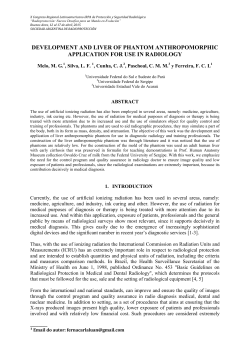 DEVELOPMENT AND LIVER OF PHANTOM ANTHROPOMORPHIC