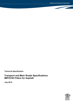 MRTS103 Technical Specification - Department of Transport and