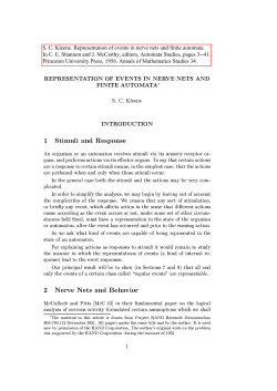 A Logical Calculus of the Ideas Immanent in nervous Activity. Bulletin
