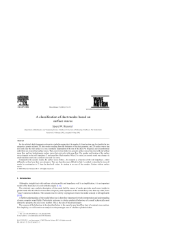 A classification of duct modes based on surface waves