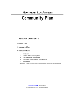 Northeast Community Plan - Department of City Planning