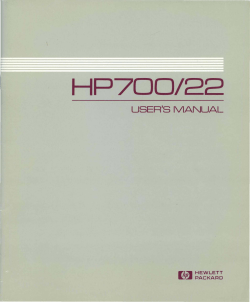 HP700/22 - Bitsavers