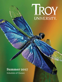 Summer 2017 - Troy University