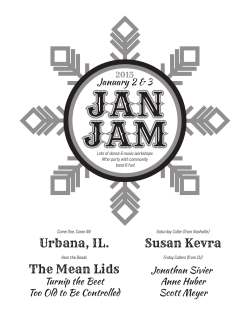 Susan Kevra Urbana, IL. The Mean Lids