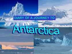 A Journey to Antarctica