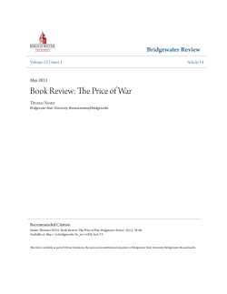 Book Review: The Price of War - Virtual Commons