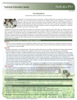 Constipation - California Natural