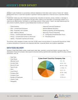 Cyber Loss Data Fact Sheet