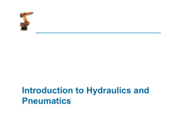Hydraulics and pneumatics