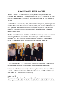 31st AUSTRALIAN GRAND MASTERS