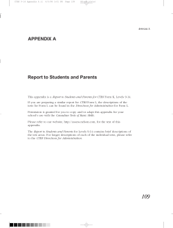 Appendix A Teacher`s Handbook