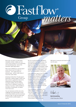 Issue 18 Autumn 2016 Neil Armstrong Chief Executive Officer