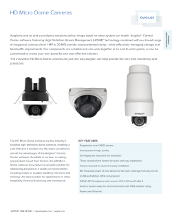 HD Micro Dome Cameras - Northwood Technology