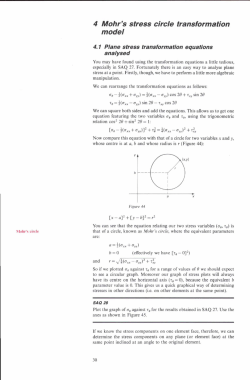 4 Mohr`s stress circle transformation model