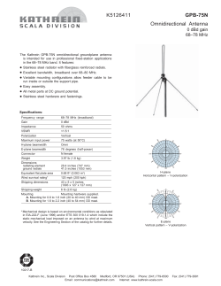 K5126411 GPB-75N Omnidirectional Antenna