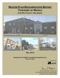 Master Plan Reexamination Report