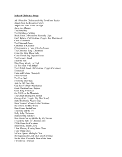 Christmas Song Lyrics