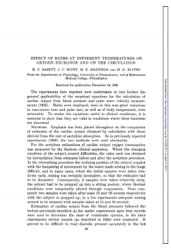 EFFECT OF BATHS AT DIFFERENT