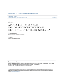 a plausible history and exploration of stevenson`s definition of