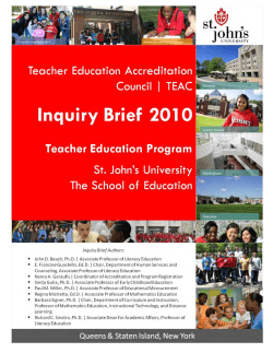 Teacher Education Program