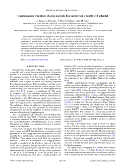 Quantum phase transitions of atom