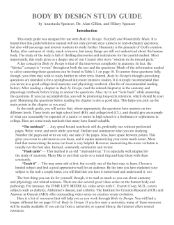 Body Design Study Fixed - Northwest Creation Network