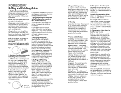 Foredom&reg; Buffing and Polishing Compounds