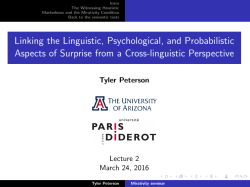 lecture slides - tyler peterson