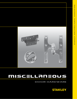 door hardware - STANLEY Door Closers