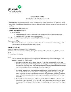 Between Earth and Sky Activity Plan 1