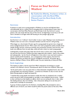 Focus on Soul Survivor Watford