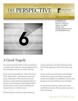 A Greek Tragedy - Brad Webb Financial