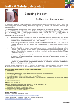 Kettles in Classrooms - Education Queensland