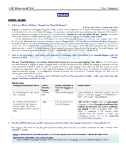 baggage - DG Education Pvt. Ltd.