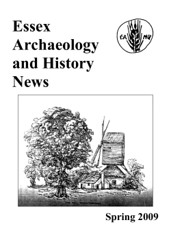 Essex Archaeology and History News