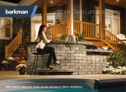 Stone Oasis Landscape Kits