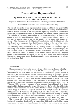 The stratified Boycott effect