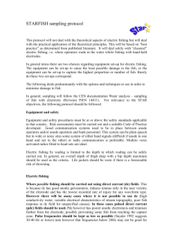 Star project (Fish sampling strategy meeting)