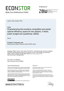 Characterizing the Incentive Compatible and Pareto Optimal