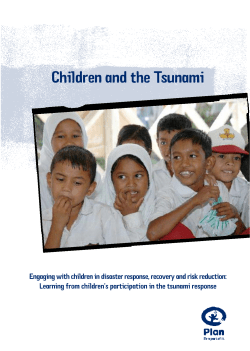 Children and the Tsunami - Disaster, Crisis and Trauma Psychology