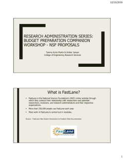 Download/View Slides - Research and Sponsored Programs